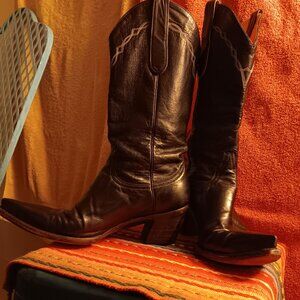 Old Gringo Black Leather Classy Cowboy Boots